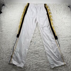 Kappa Sweatpants Men Medium Gold Logo Jogger Fit Streetwear Casual Athletic Pant